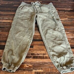 GAP Olive Green Drawstring Jogger Pants